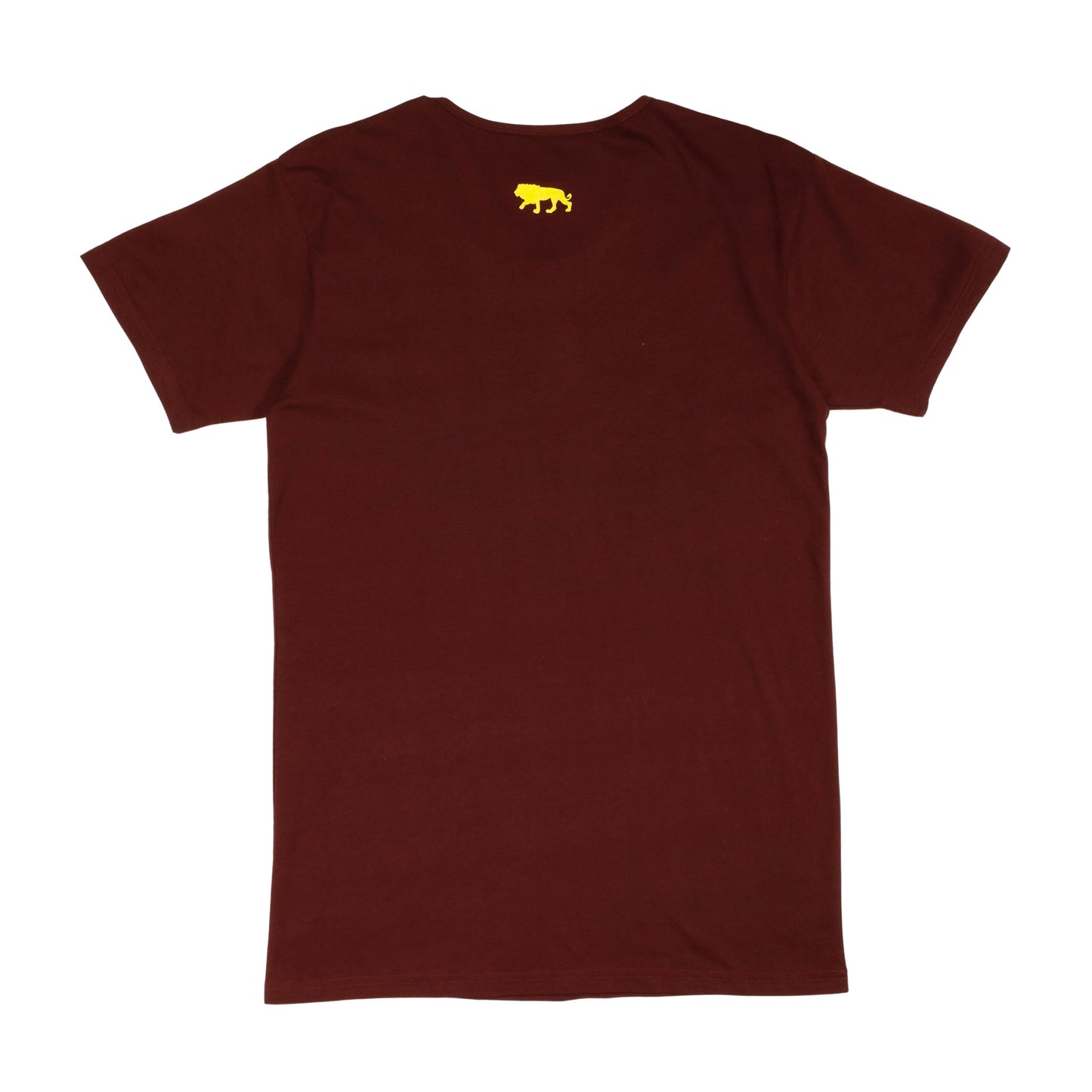 Men's - La Mer Maroon Crew Neck T-Shirt-Vaughn de Heart