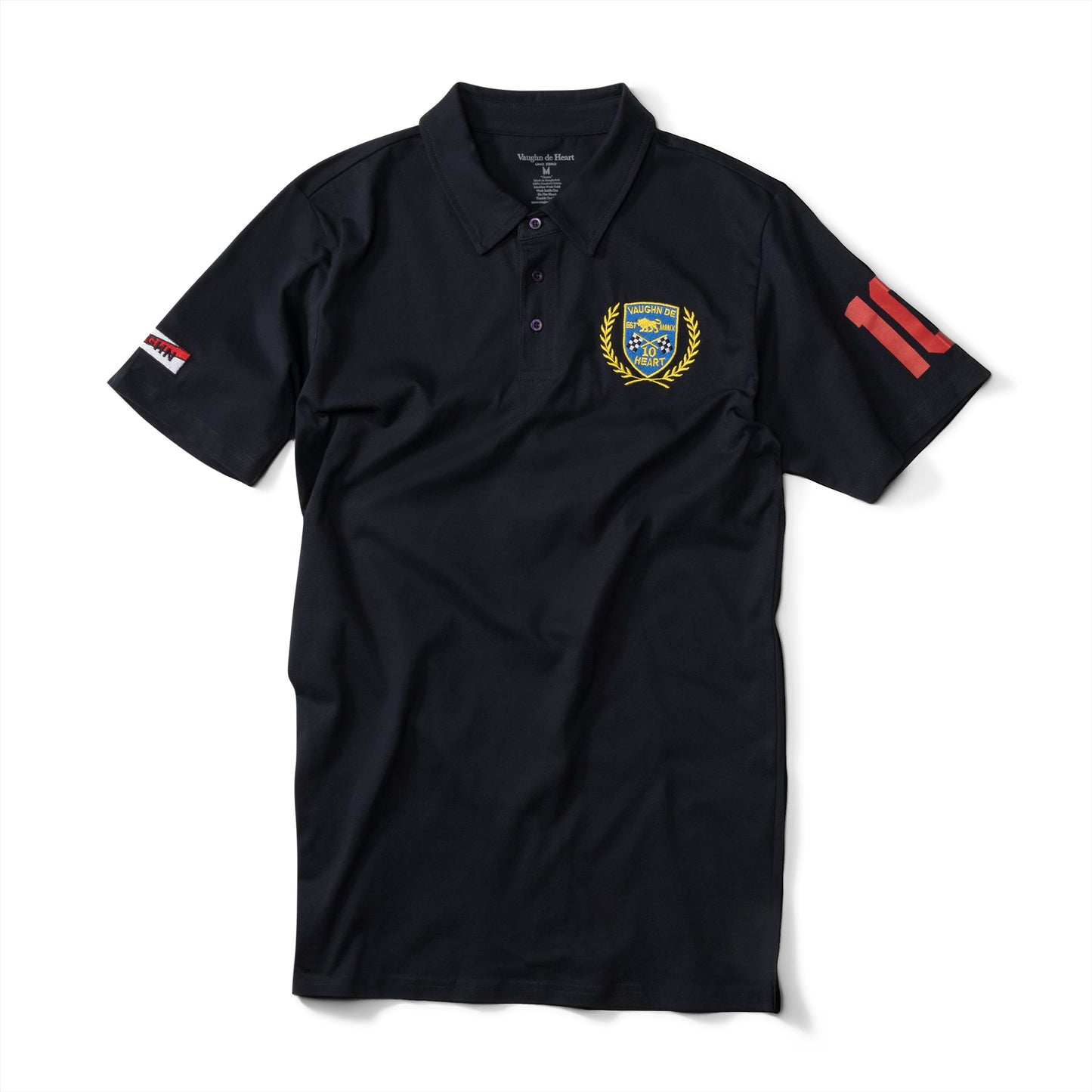 Men's - Uno Zero Corona Navy Blue Polo-Vaughn de Heart