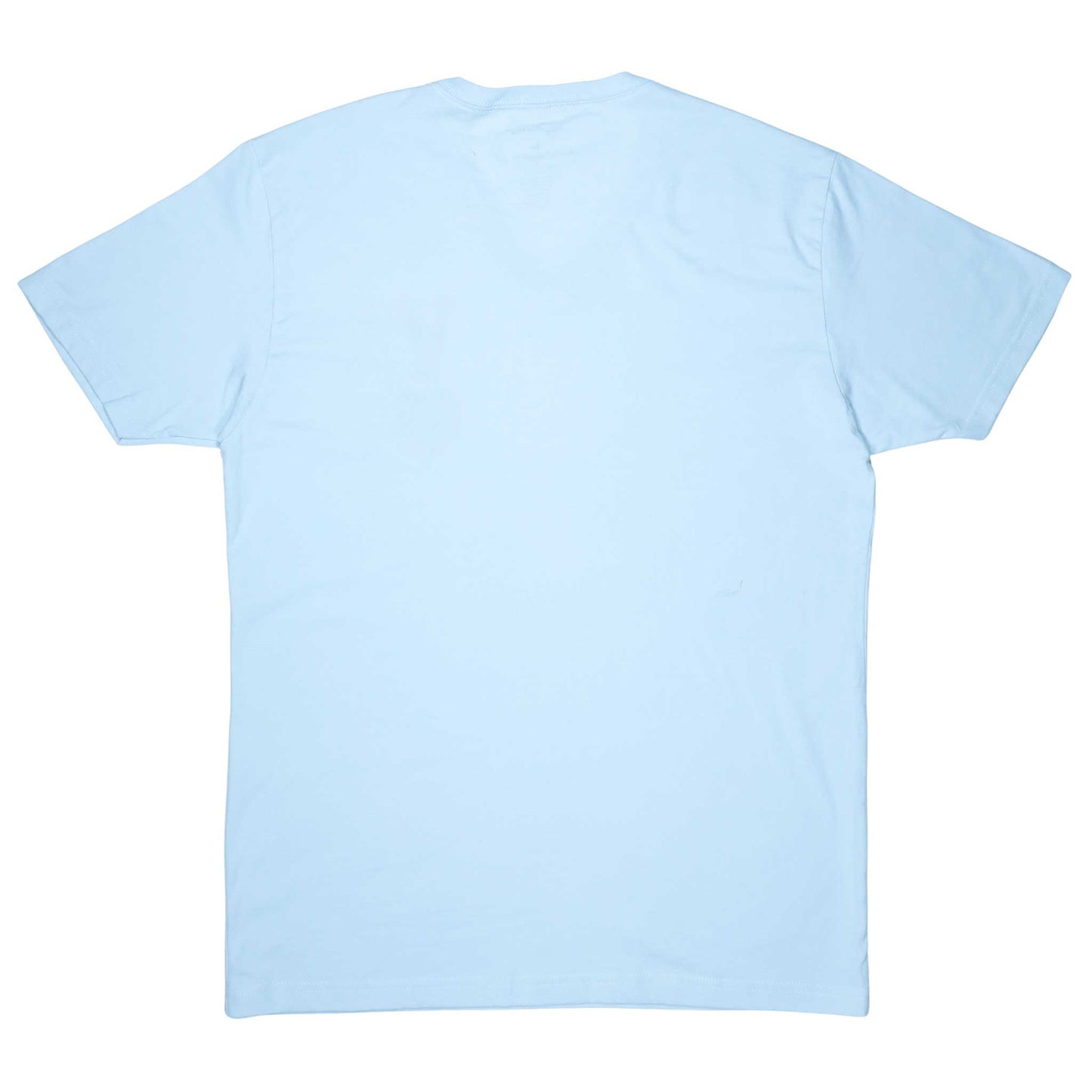 Men's - Vaughn Card Light Blue V-Neck T-Shirt-Vaughn de Heart