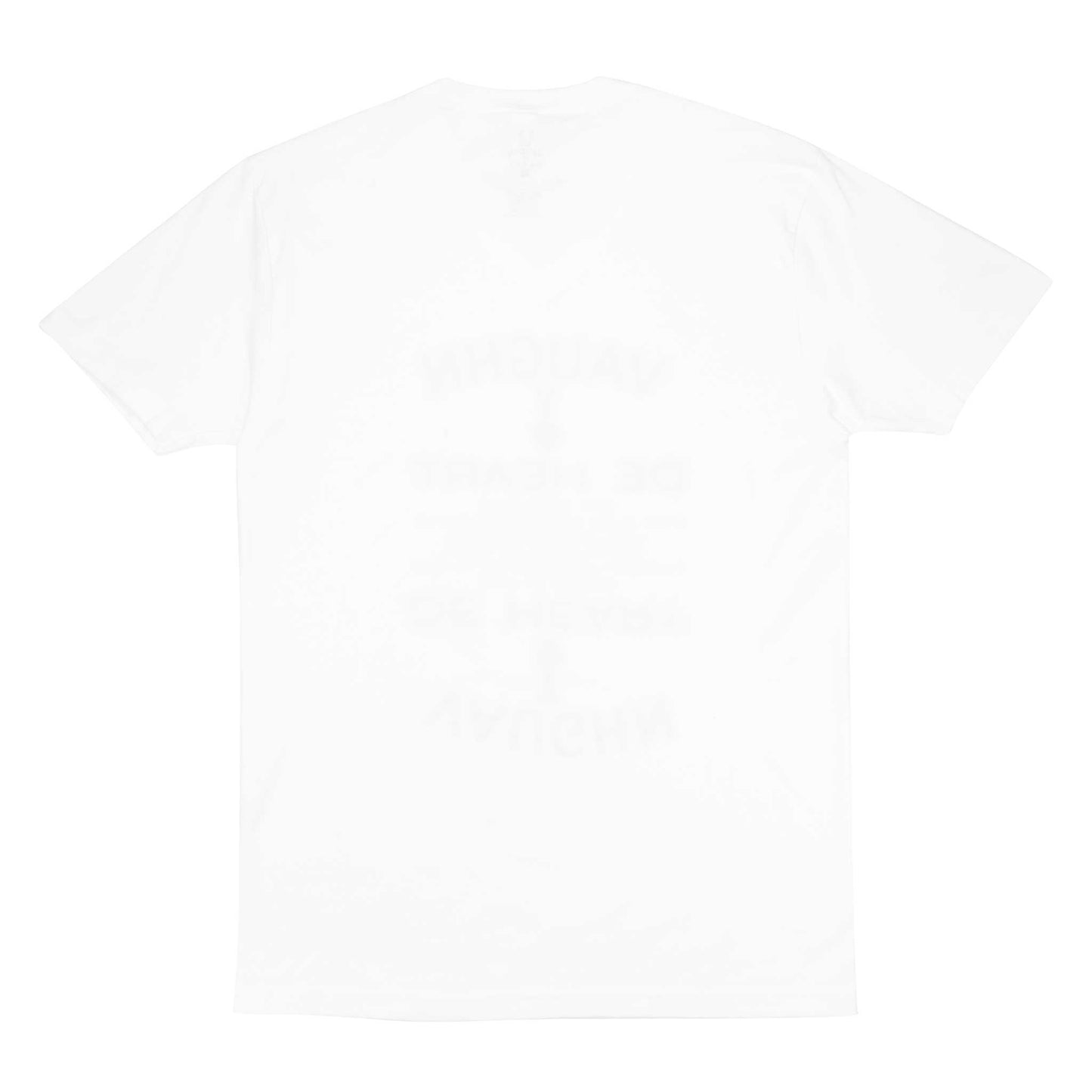 Men's - Fait du Courage White V-Neck T-Shirt-Vaughn de Heart