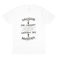 Women's - Fait du Courage White V-Neck T-Shirt-Vaughn de Heart