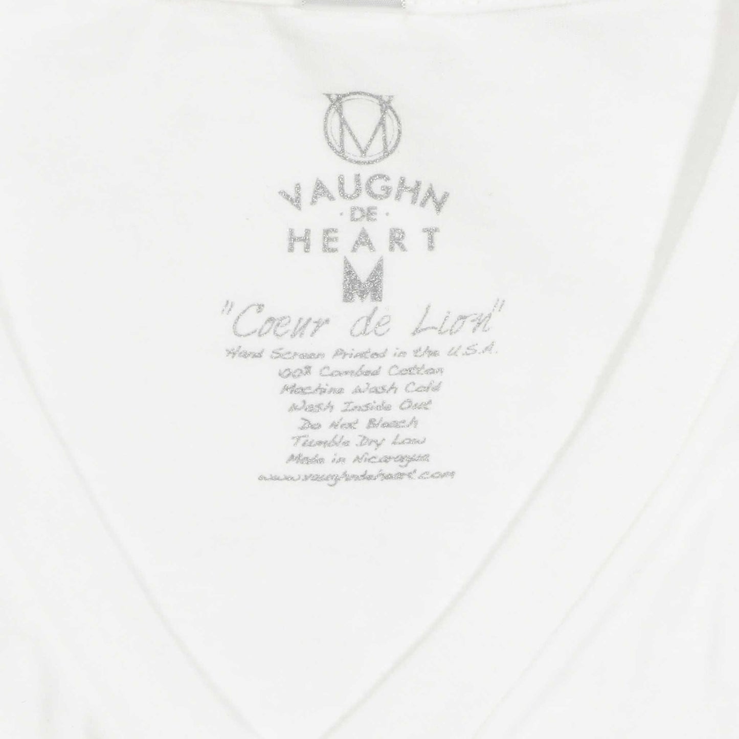 Men's - Sail White V-Neck T-Shirt-Vaughn de Heart
