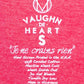 Men's - Institution Heather Red V-Neck T-Shirt-Vaughn de Heart