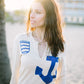Women's - Anchor Tan Henley-Vaughn de Heart