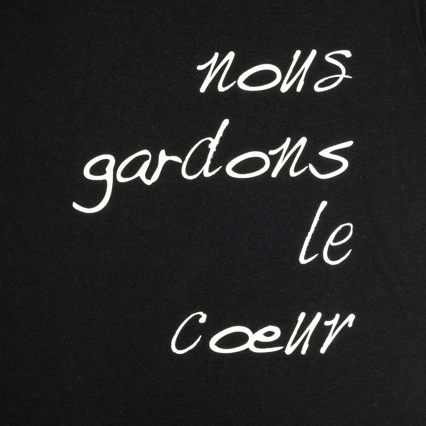 Men's - Nous gardons le coeur Black V-Neck T-Shirt-Vaughn de Heart