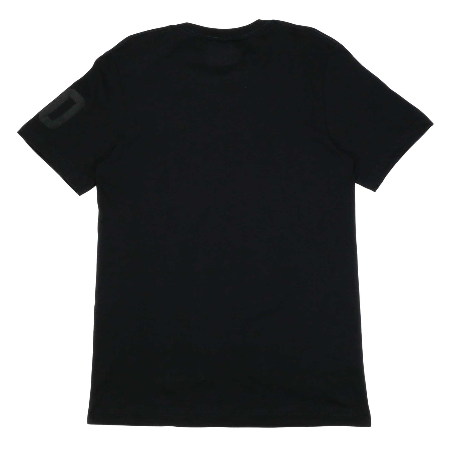 Men's - Uno Zero Emblema Black Crew Neck T-Shirt-Vaughn de Heart