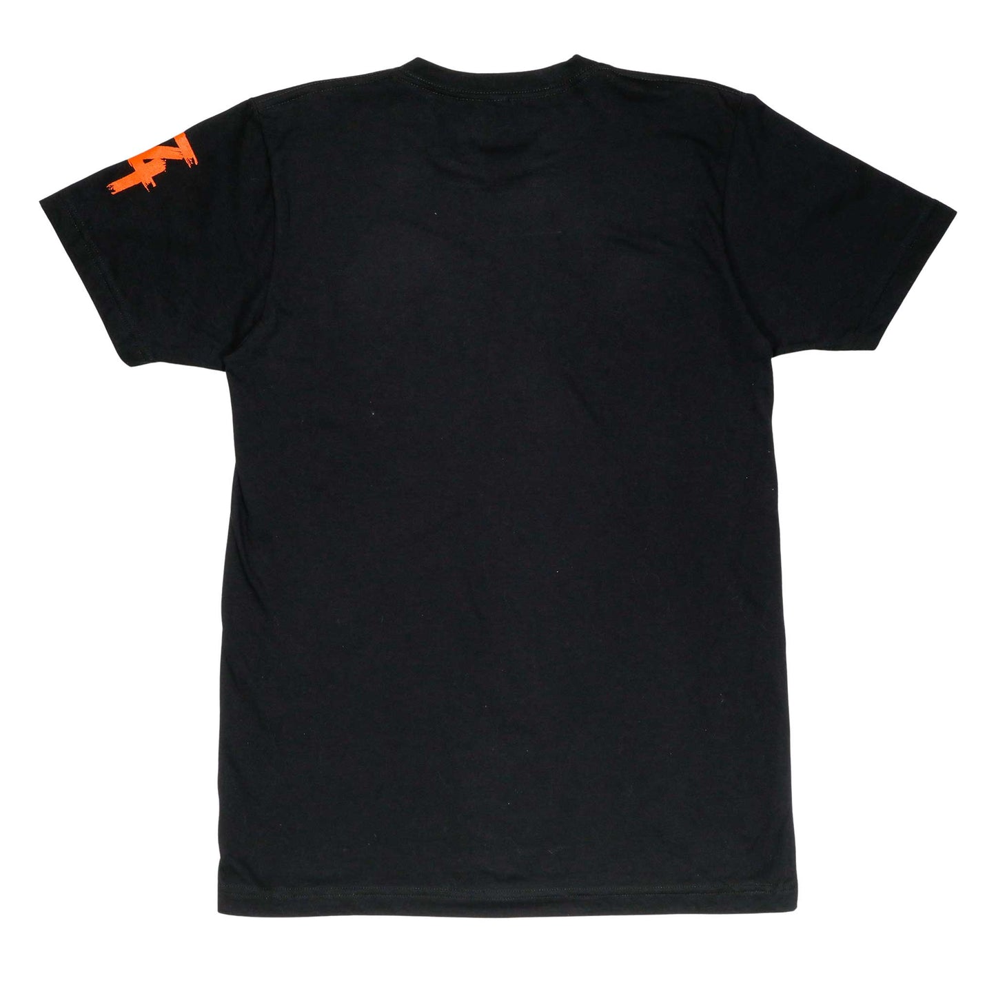Men's - Heart Black and Orange Crew Neck T-Shirt-Vaughn de Heart