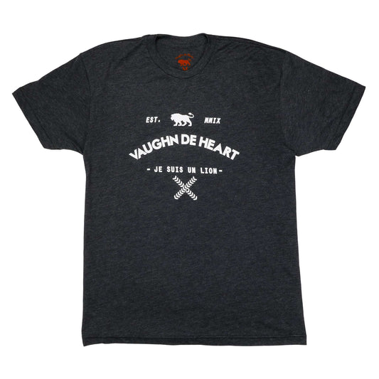 Women's - Established Heather Grey Crew Neck T-Shirt-Vaughn de Heart