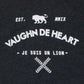 Men's - Established Heather Grey Crew Neck T-Shirt-Vaughn de Heart