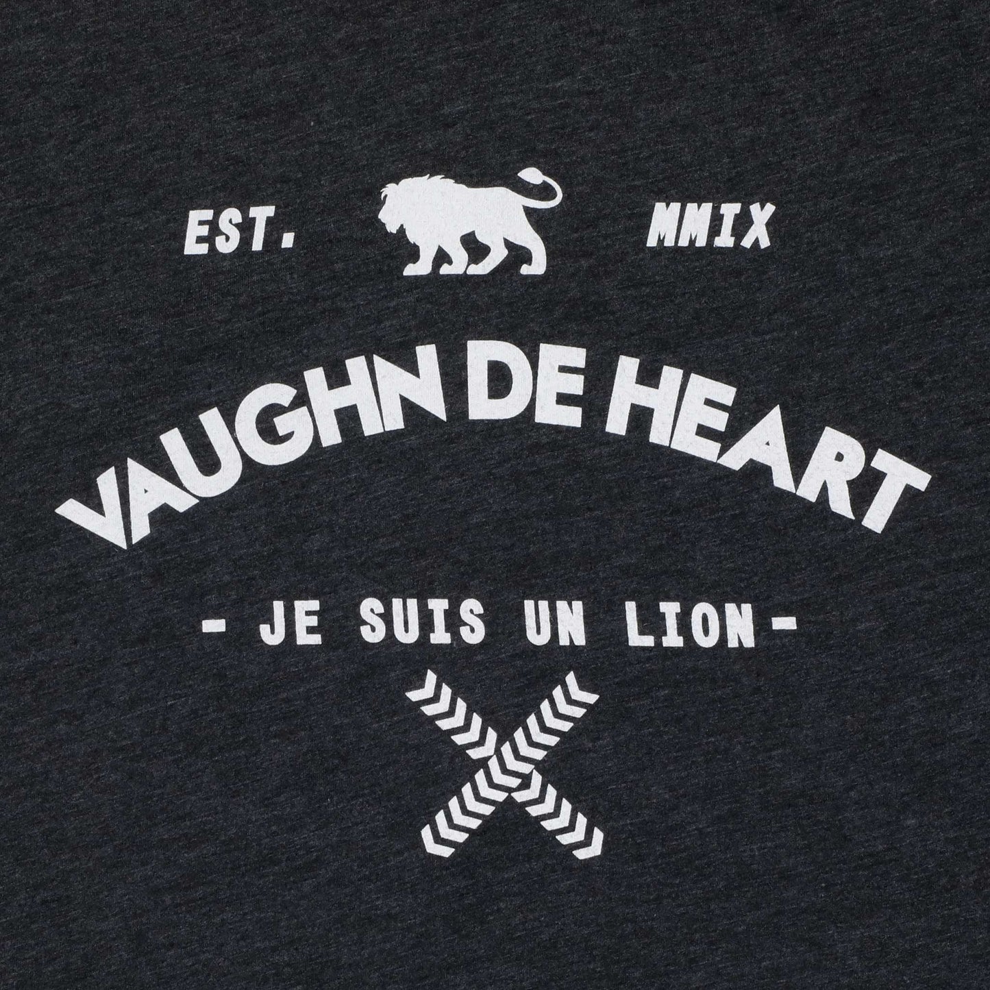 Women's - Established Heather Grey Crew Neck T-Shirt-Vaughn de Heart