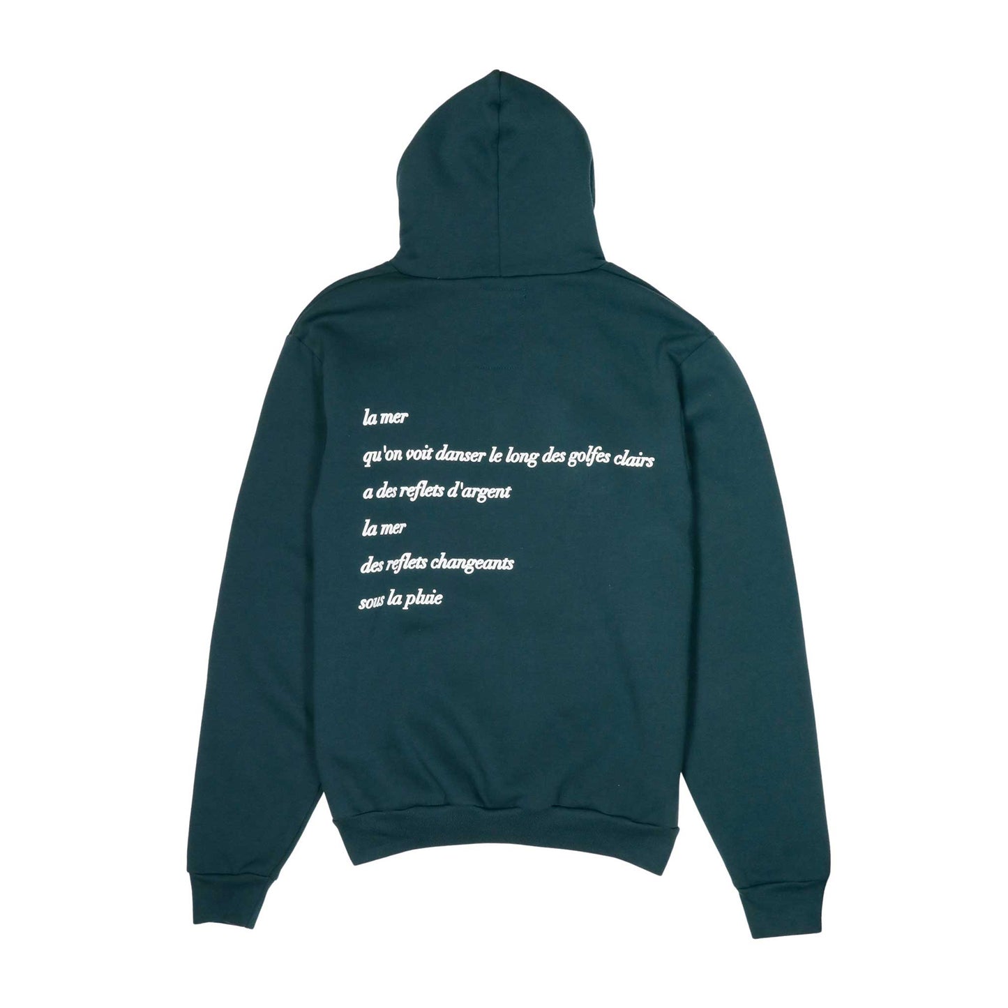 Men's Mer Hoodie Green Pullover Hoodie-Vaughn de Heart