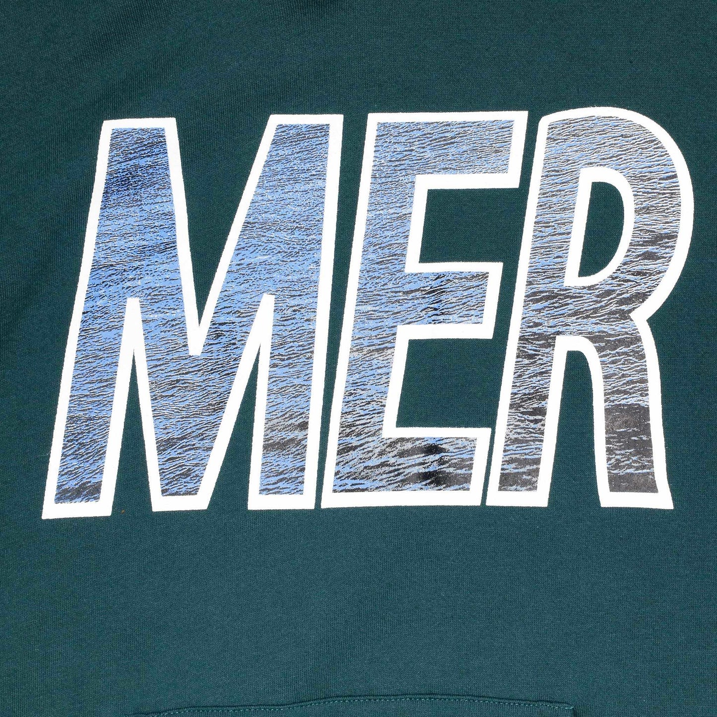 Men's Mer Hoodie Green Pullover Hoodie-Vaughn de Heart