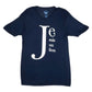 Women's - Je Suis un Lion Navy Blue Crew Neck T-Shirt-Vaughn de Heart