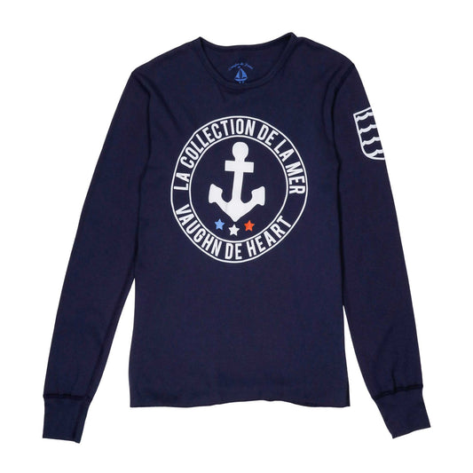 Women's - La Mer Navy Blue Thermal-Vaughn de Heart