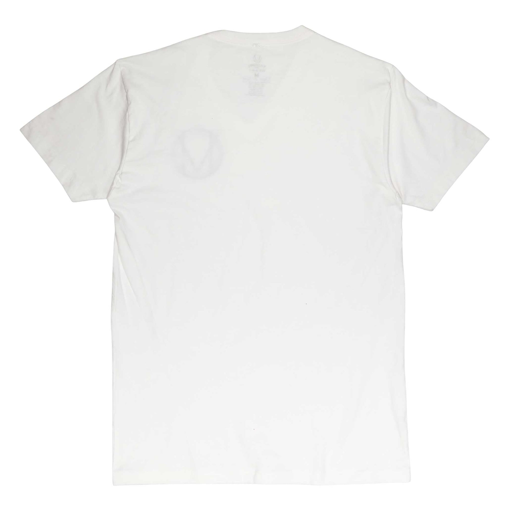 Women's - Circle Logo White V Neck T-Shirt-Vaughn de Heart