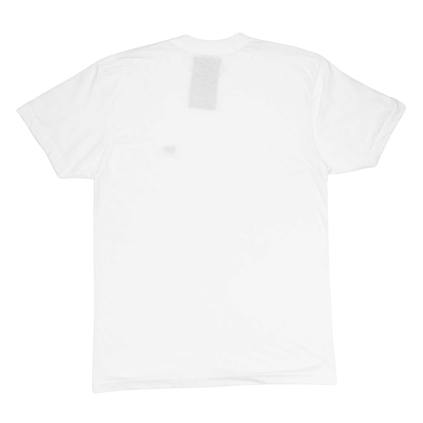 Men's - Lion Embroidered White Crew Neck T-Shirt-Vaughn de Heart