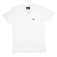 Men's - Lion Embroidered White Crew Neck T-Shirt-Vaughn de Heart