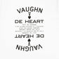 Men's - Fait du Courage White V-Neck T-Shirt-Vaughn de Heart
