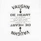 Women's - Fait du Courage White V-Neck T-Shirt-Vaughn de Heart