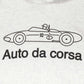 Men's - Uno Zero Auto da Corsa Heather White Pullover Hoodie-Vaughn de Heart
