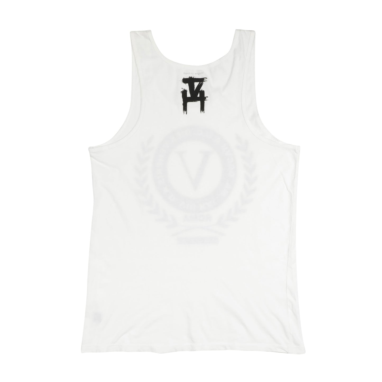 Men's - Roma White Tank Top A-Shirt-Vaughn de Heart