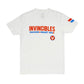 Women's - Invincibles Arsenal Soccer White V-Neck T-Shirt-Vaughn de Heart