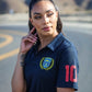 Women's - Uno Zero Corona Navy Blue Polo-Vaughn de Heart