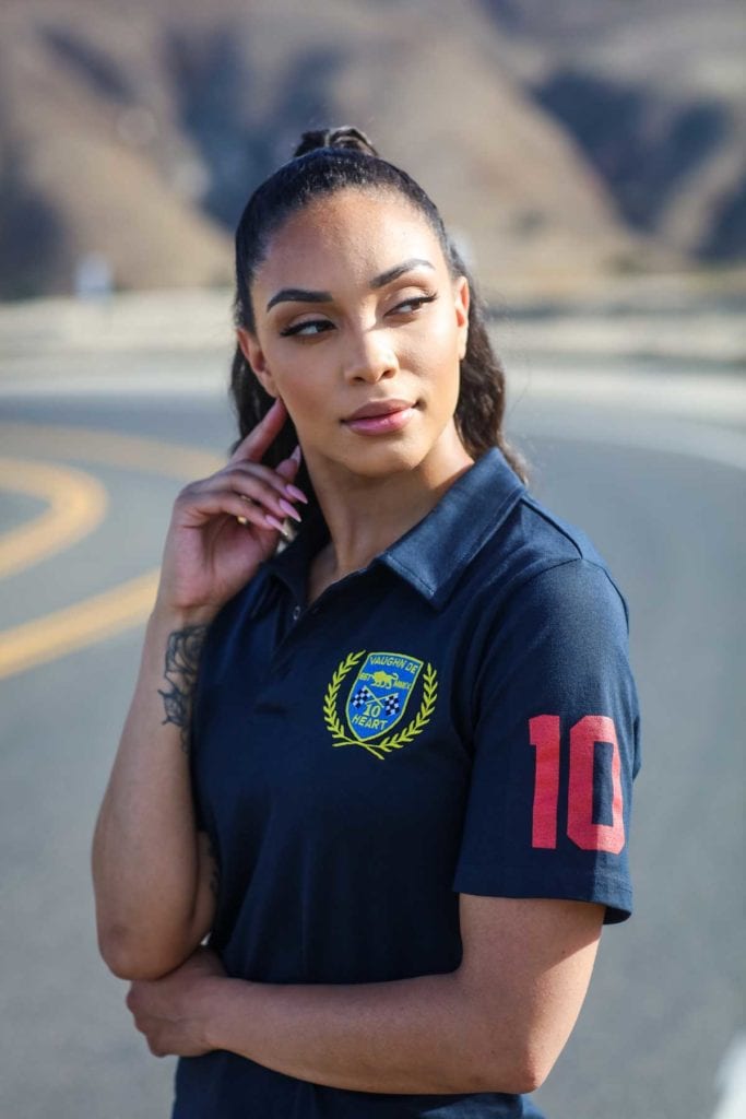 Women's - Uno Zero Corona Navy Blue Polo-Vaughn de Heart