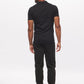 Men's - House of V - Black Varsity Chenille Patch Polo-Vaughn de Heart