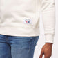 Men's - Voilier - Cream Nautical Flags Crew Neck Sweater-Vaughn de Heart