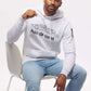 Men's - Uno Zero Auto da Corsa Heather White Pullover Hoodie-Vaughn de Heart