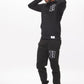 Men's - House of V - Black Varsity Chenille Patch Pullover Hoodie-Vaughn de Heart