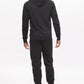 Men's - House of V - Black Varsity Chenille Patch Pullover Hoodie-Vaughn de Heart