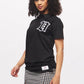Women's - House of V - Black Varsity Chenille Patch Polo-Vaughn de Heart
