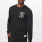 Men's - House of V - Black Varsity Chenille Patch Crew Neck Sweater-Vaughn de Heart