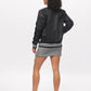 Men's - House of V - Black Varsity Chenille Patch Nylon Varsity Jacket - Vaughn de Heart