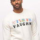 Men's - Voilier - Cream Nautical Flags Crew Neck Sweater-Vaughn de Heart