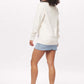 Women's - Voilier - Cream Nautical Flags Crew Neck Sweater-Vaughn de Heart