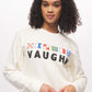 Women's - Voilier - Cream Nautical Flags Crew Neck Sweater-Vaughn de Heart