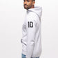 Men's - Uno Zero Auto da Corsa Heather White Pullover Hoodie-Vaughn de Heart