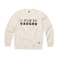 Women's - Voilier - Cream Nautical Flags Crew Neck Sweater-Vaughn de Heart
