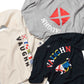 Men's - Voilier - Navy Blue Lion Nautical Flag Crew Neck T-Shirt-Vaughn de Heart