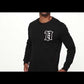 Men's - House of V - Black Varsity Chenille Patch Crew Neck Sweater