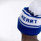 Men's - Heart Royal Blue Beanie-Vaughn de Heart