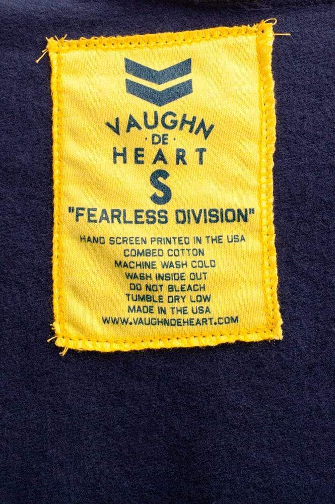 Men's - Division Intrépides Navy Blue Pullover Hoodie-Vaughn de Heart