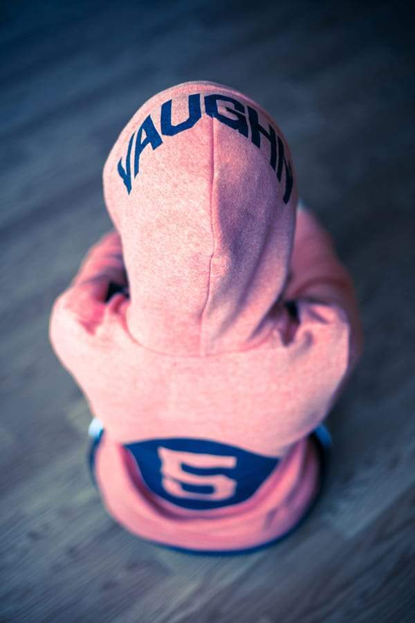 Oranje Orange Zip Hoodie-Vaughn de Heart