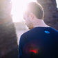 Men's - I lost my heart to the Sea Navy Blue Crew Neck T-Shirt-Vaughn de Heart