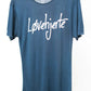 Men's - Løvehjerte Navy Blue Crew Neck T-Shirt-Vaughn de Heart