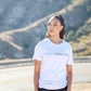 Women's - Uno Zero Progressione Heather White Crew Neck T-Shirt-Vaughn de Heart