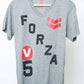 Men's - Forza V Heather Grey V-Neck T-Shirt-Vaughn de Heart